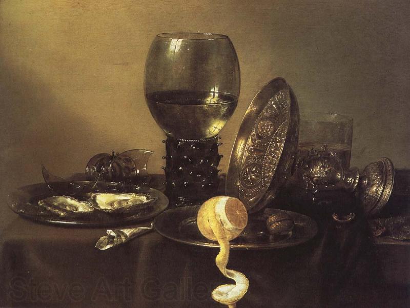 unknow artist oyster, rum and wine still life of the silver cup Norge oil painting art